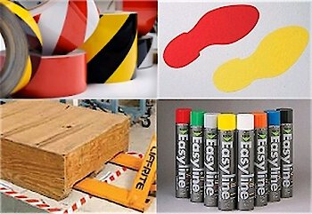 Bodenmarkierungsband ToughStripe: Strapazierfähig und Chemikalien-resistent